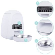 Load image into Gallery viewer, DOGNESS 2L Programmable Automatic Pet Feeders for Cat  Portion Control 1-4 Meals per Day