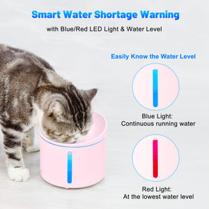DOGNESS  Pet Water Fountain for Cat Drinking Fountain Super Quiet Flower (1 L/34oz)