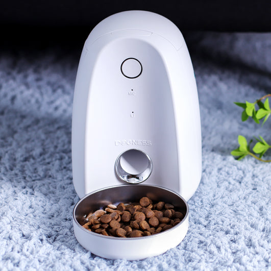 DOGNESS Automatic Cat Feeder 2L Capacity with App Control  2.4GHz Wi-Fi, 1-6 Meals per Day
