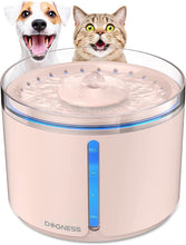Load image into Gallery viewer, DOGNESS Water Fountain for Cat  74oz/2.2L BPA-Free Cat Water Bowls Fountain