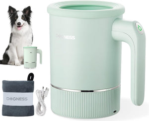 DOGNESS Automatic Dog Paw Cleaner PLUS  Portable Paw Cleaner Cup for Medium to Large Dogs