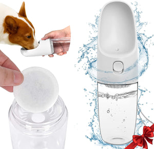 DOGNESS Portable Water Bottle for your Pet Leak Proof Travel Water Cup (10oz/300ml)