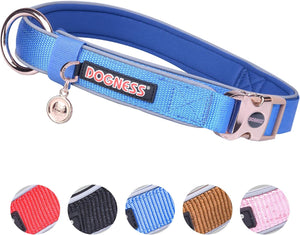 DOGNESS Reflective Dog Collar for Small Medium Large Dogs