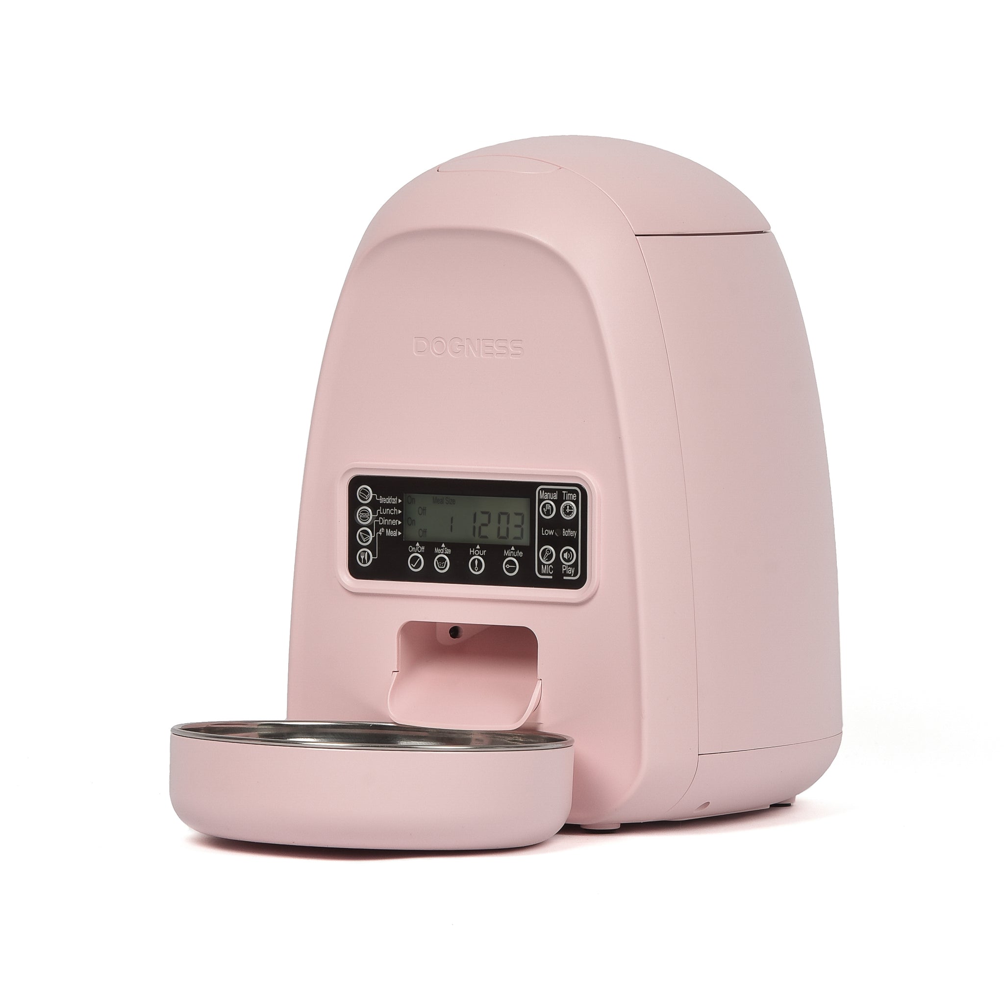Portable Pet Slow Feeder Grand Servico Color: Pink/White