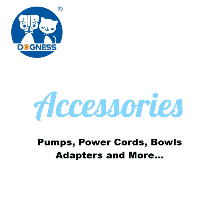 Accessories: Fountain Pumps, Power Adaptors, Bowls, and More.